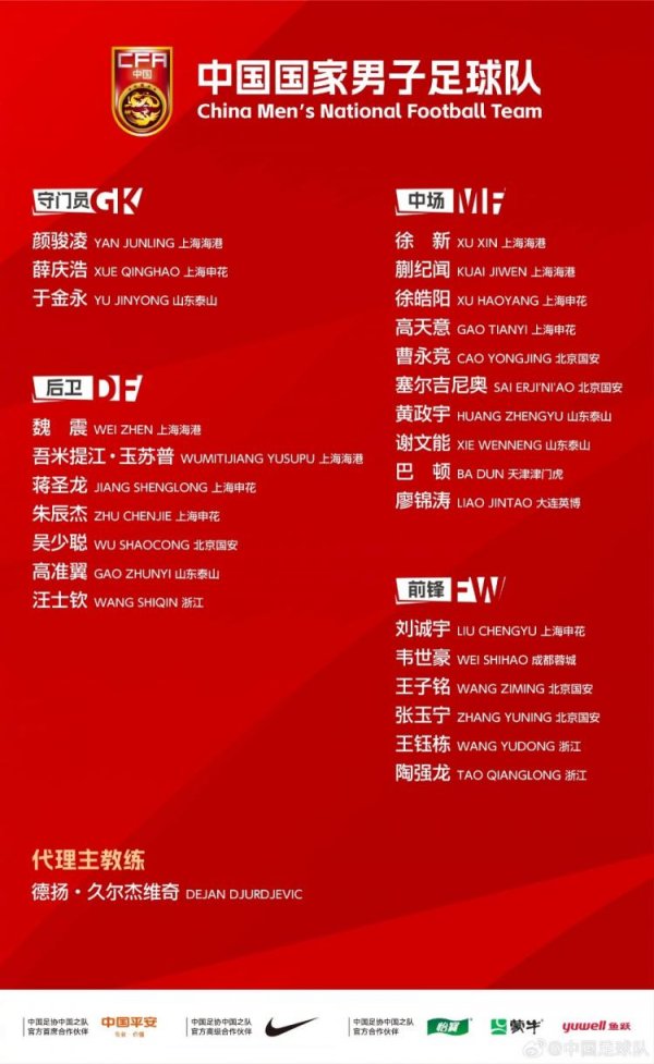 红盘 赵震谈东亚杯名单：据说这个名单定的比久尔杰维奇本人还早